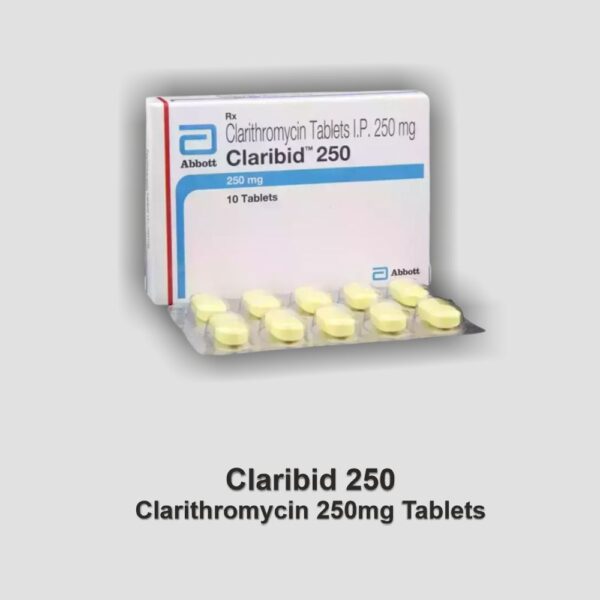 Clarithromycin 250mg (Claribid) Tablets