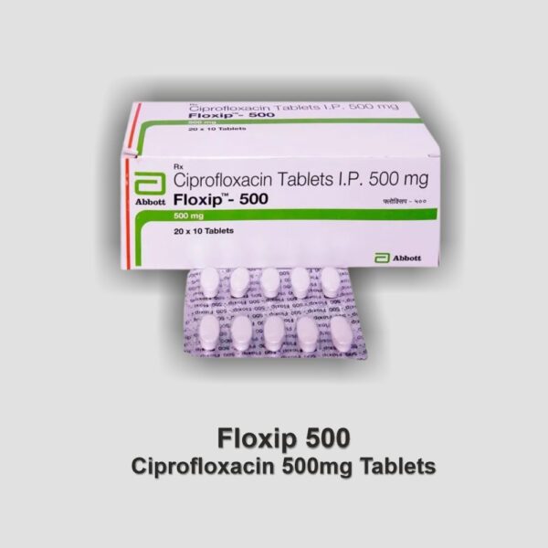 Ciprofloxacin 500mg (Floxip) Tablets