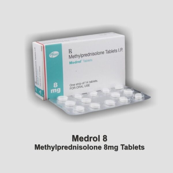 Medrol 8mg (Methylprednisolone) Tablets