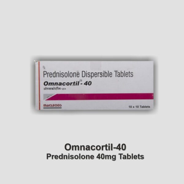 Prednisolone 40mg (Omnacortil) Tablets