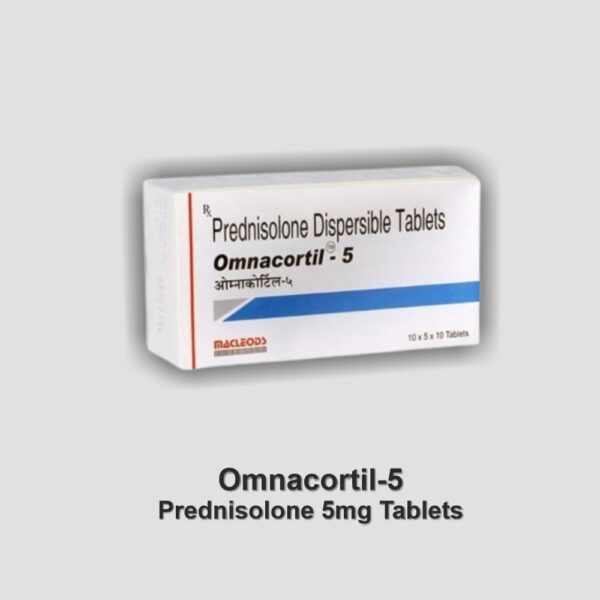 Prednisolone 5mg (Omnacortil) Tablets