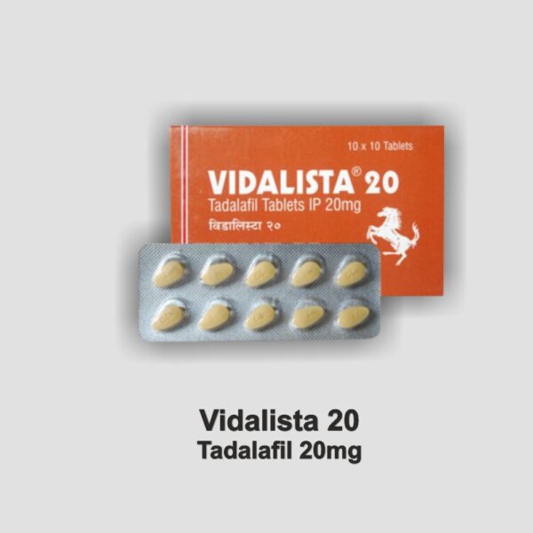 Vidalista 20mg (Tadalafil) Tablets