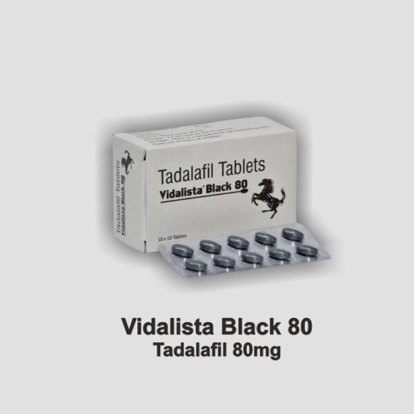 Vidalista Black 80mg (Tadalafil) Tablets