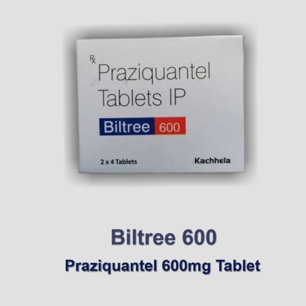 Biltree (Praziquantel 600mg) Tablets