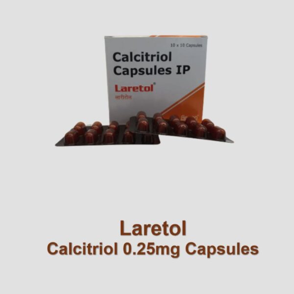 Calcitriol 0.25mg (Laretol) Capsules