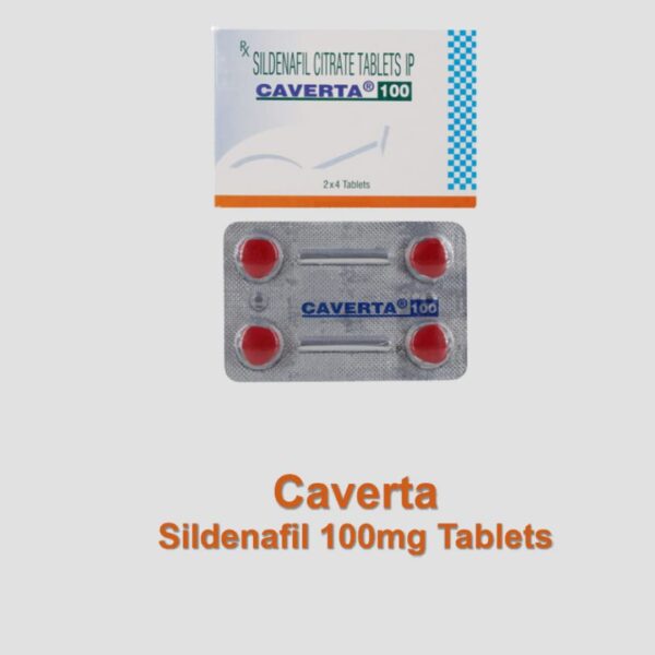 Caverta 100mg (Sildenafil) Tablets