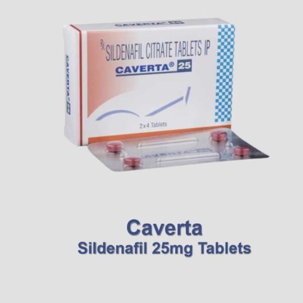 Caverta 25mg (Sildenafil) Tablets