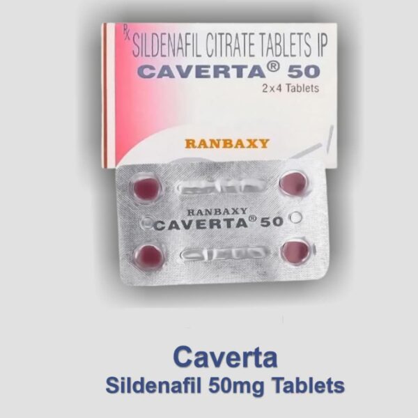 Caverta 50mg (Sildenafil) Tablets