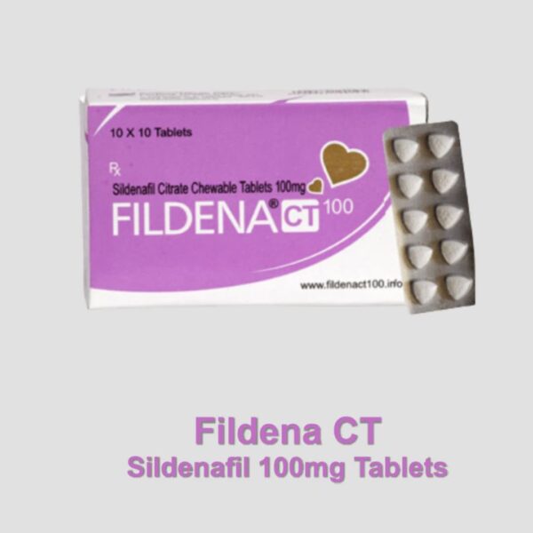 Fildena CT (Sildenafil) Chewable Tablets