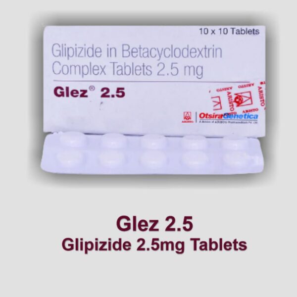 Glipizide 2.5mg (Glez) Tablets