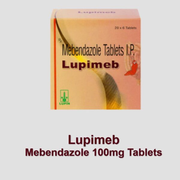 Mebendazole 100mg (Lupimeb) tablets