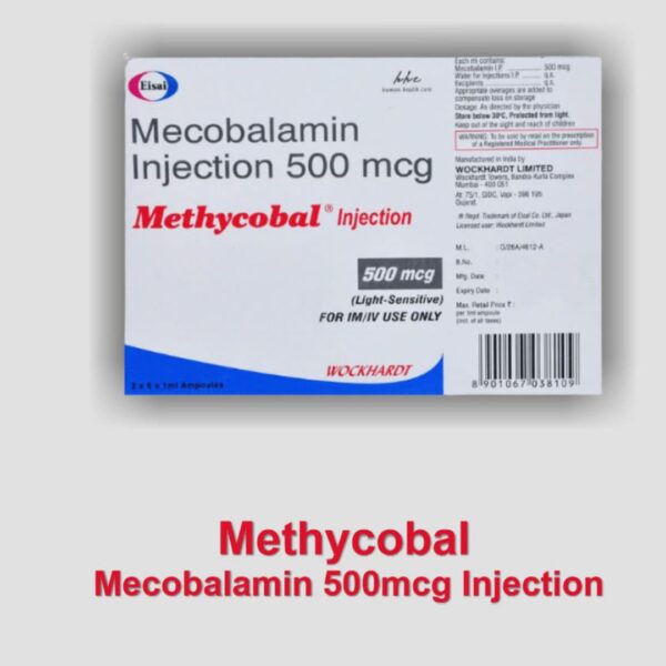 Mecobalamin 500mcg (Methycobal) Injection