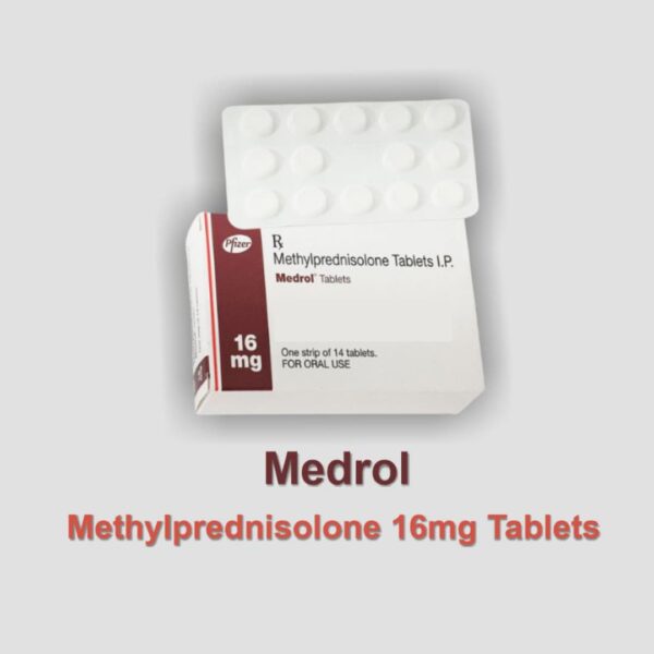 Medrol 16mg (Methylprednisolone) Tablets