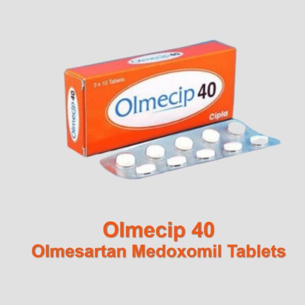 Olmesartan Medoxomil 40mg (Olmecip) Tablets