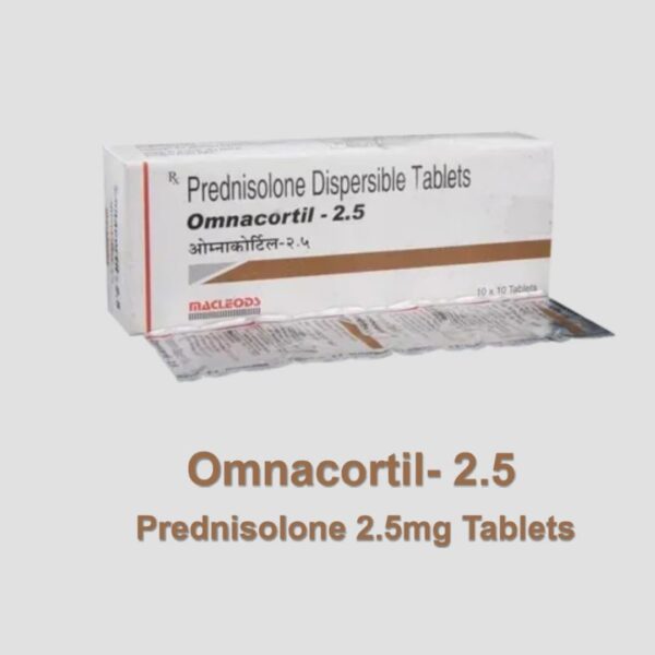 Prednisolone 2.5mg (Omnacortil) Tablets