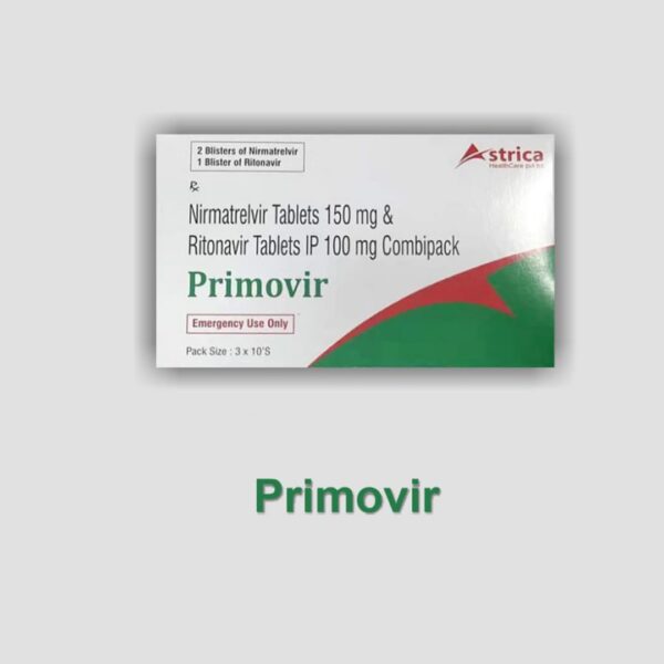 Primovir Combipack (Nirmatrelvir 150mg & Ritonavir 100mg)