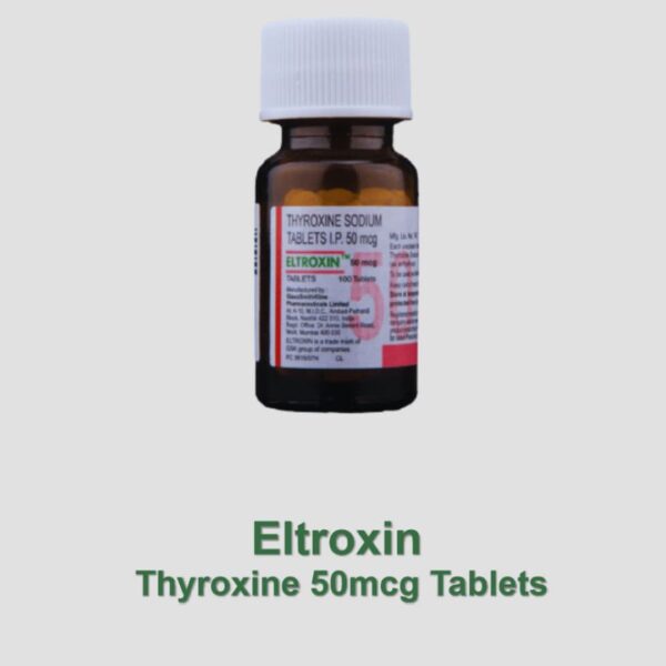 Thyroxine 50mcg (Eltroxin) Tablets