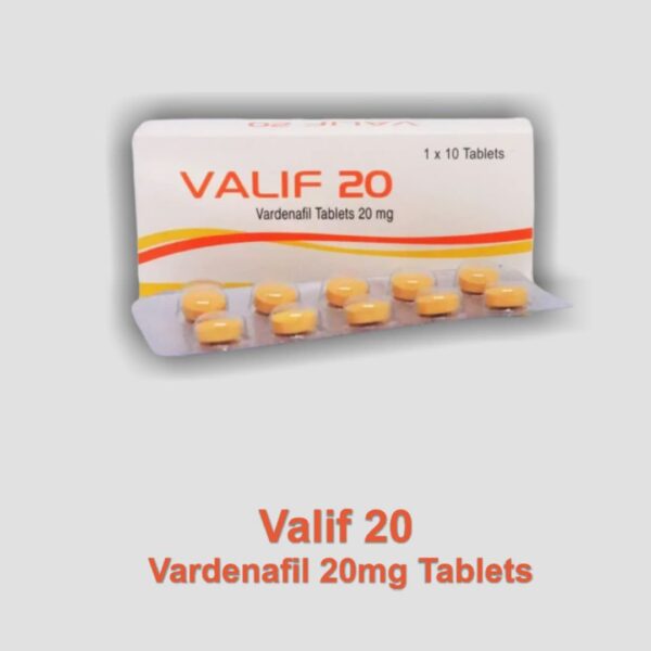 Valif 20mg (Verdenafil) Tablets