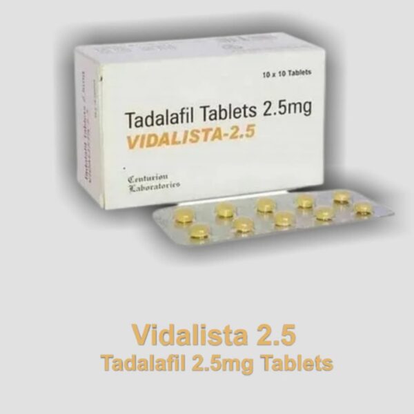 Vidalista 2.5mg (Tadalafil) Tablets