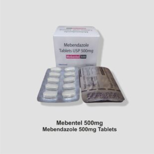 Mebendazole 500mg (Mebentel) tablets